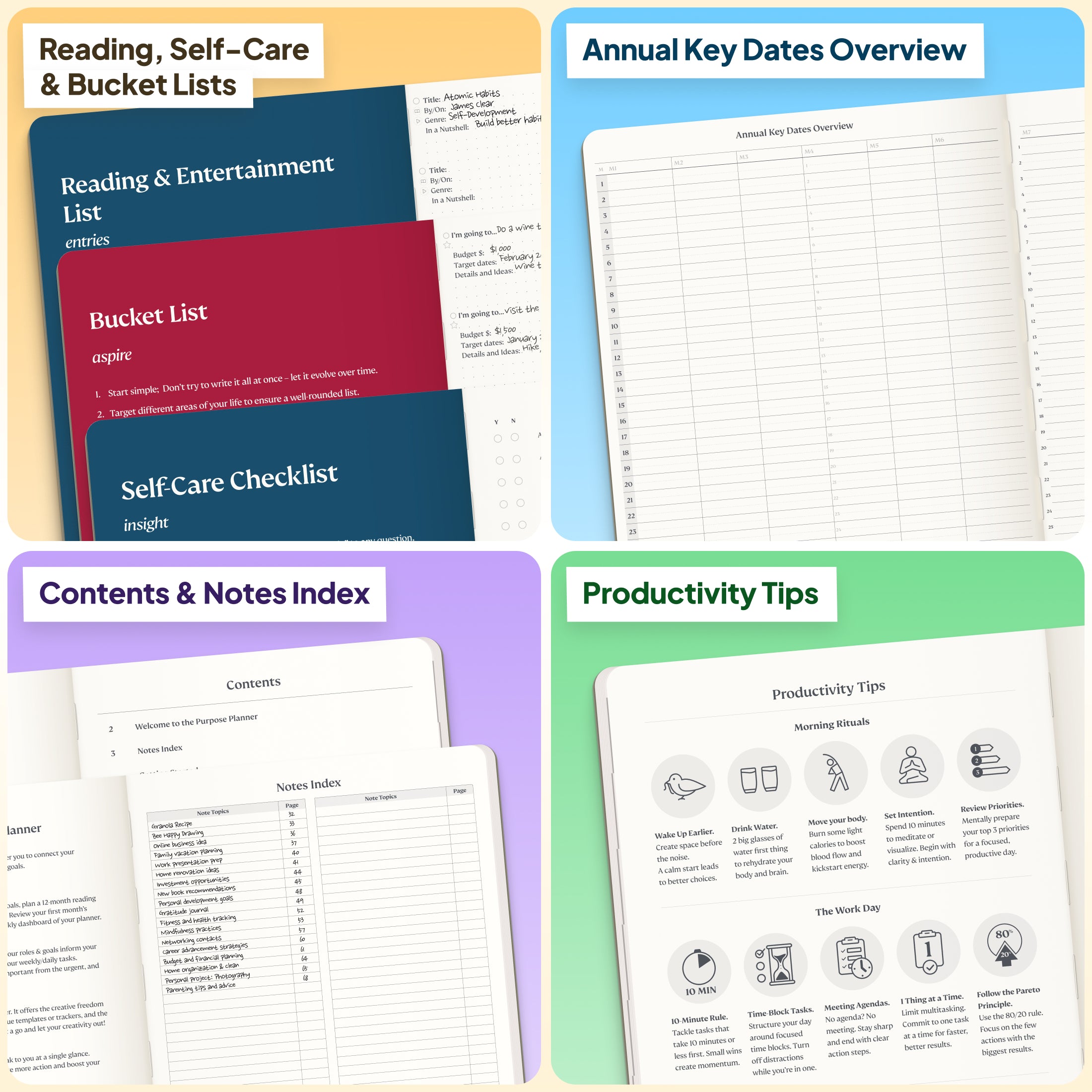 Purpose Planner B5 - 12 Month Edition