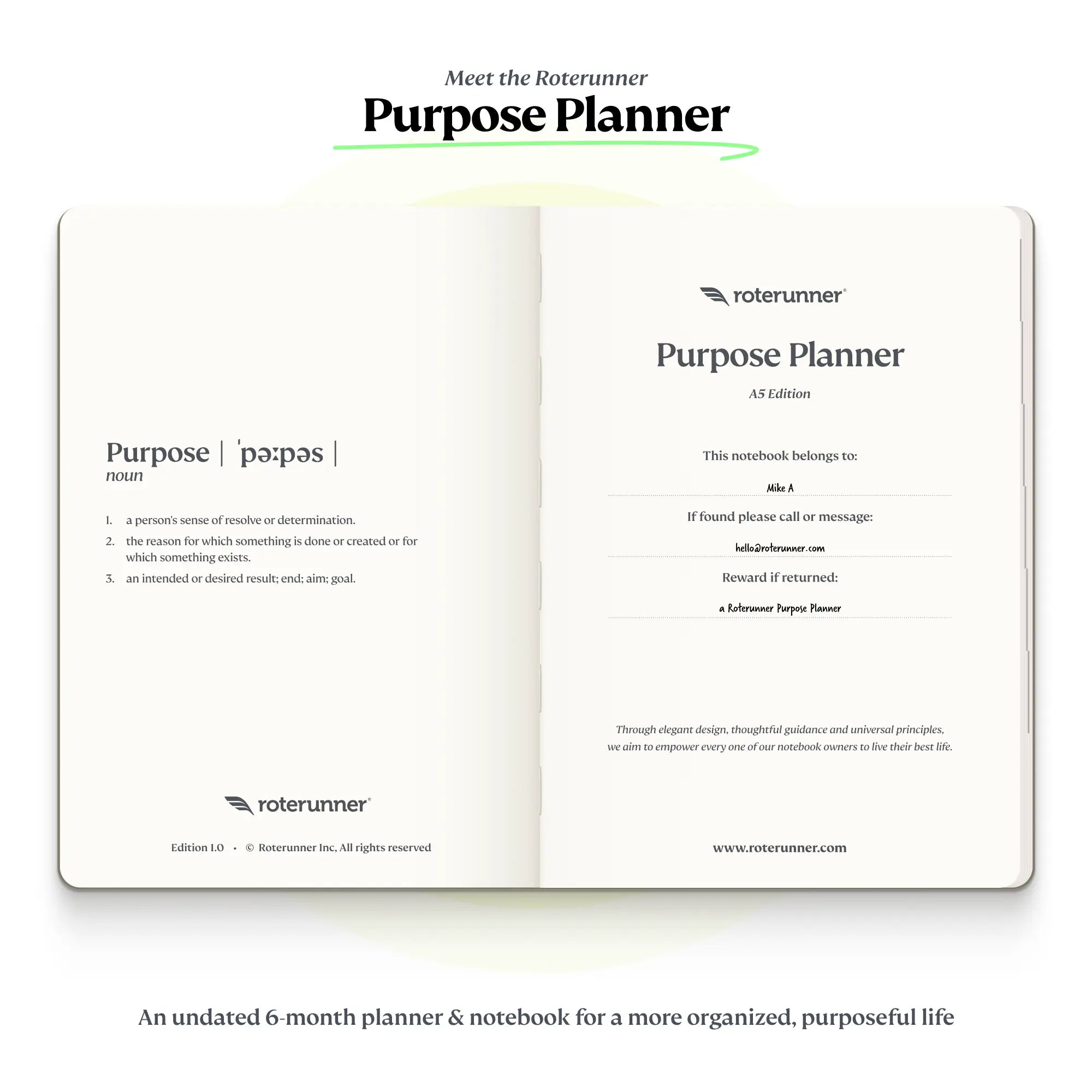 Purpose Planner A5
