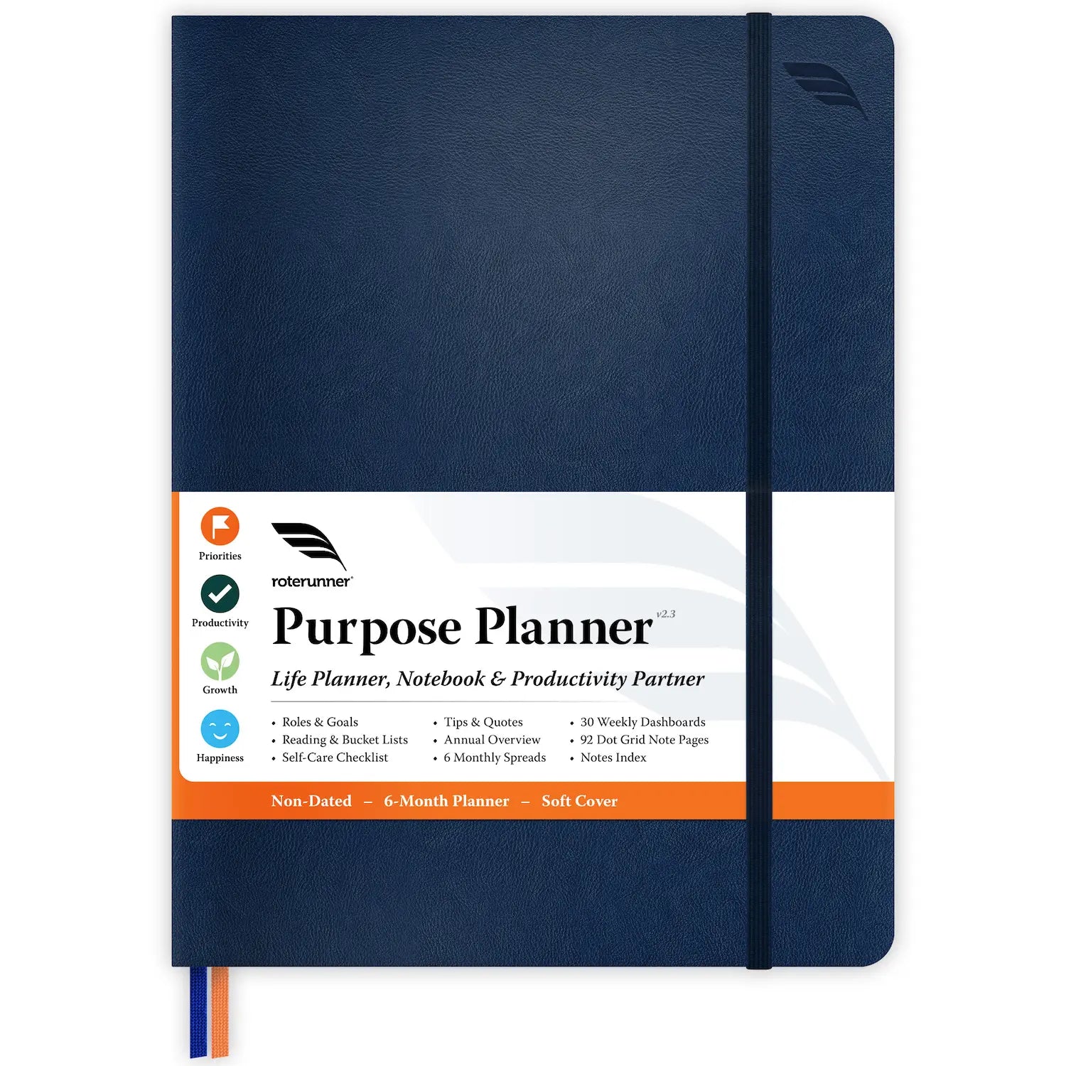 Purpose Planner - #cover_soft #color_navy