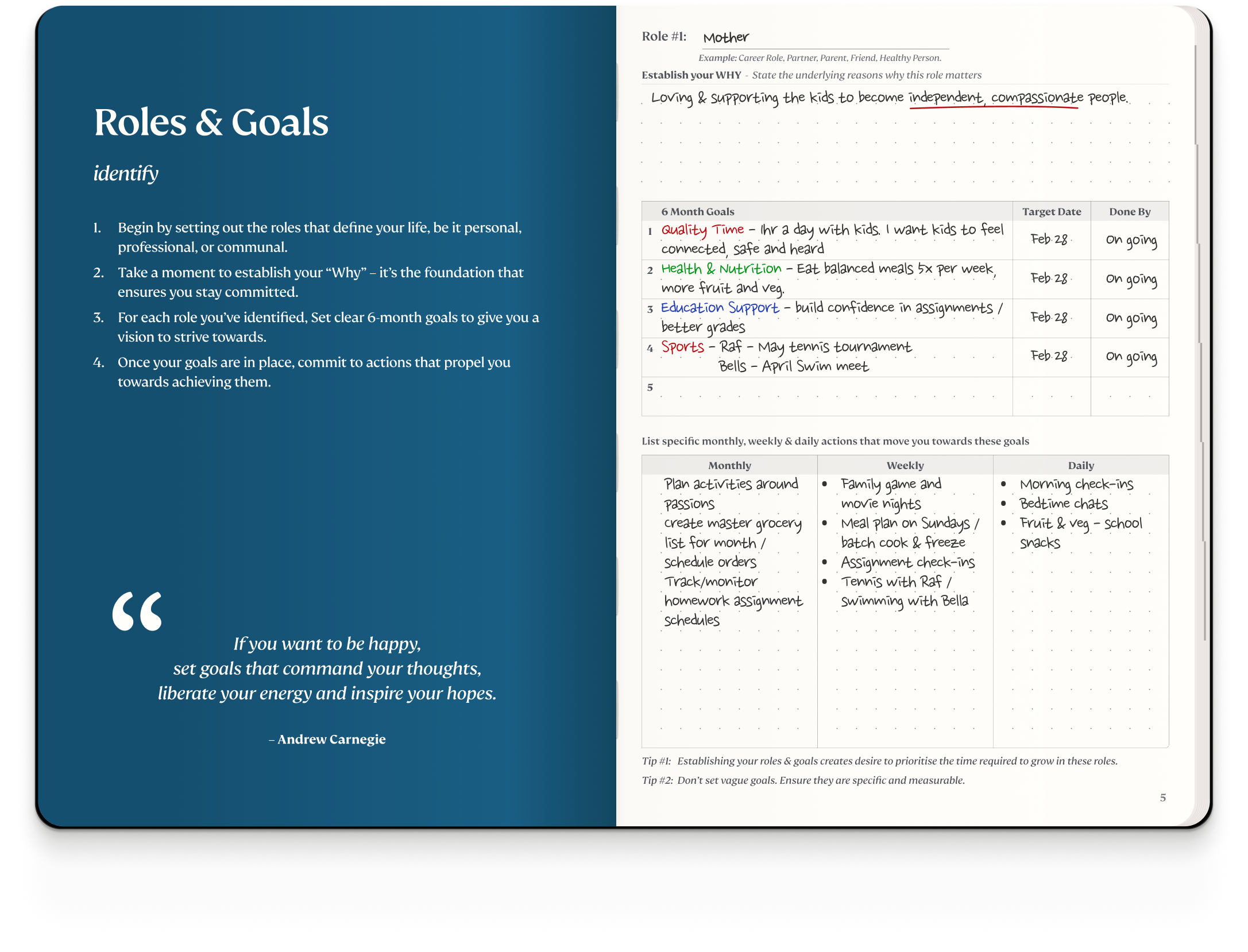 Roles & Goals