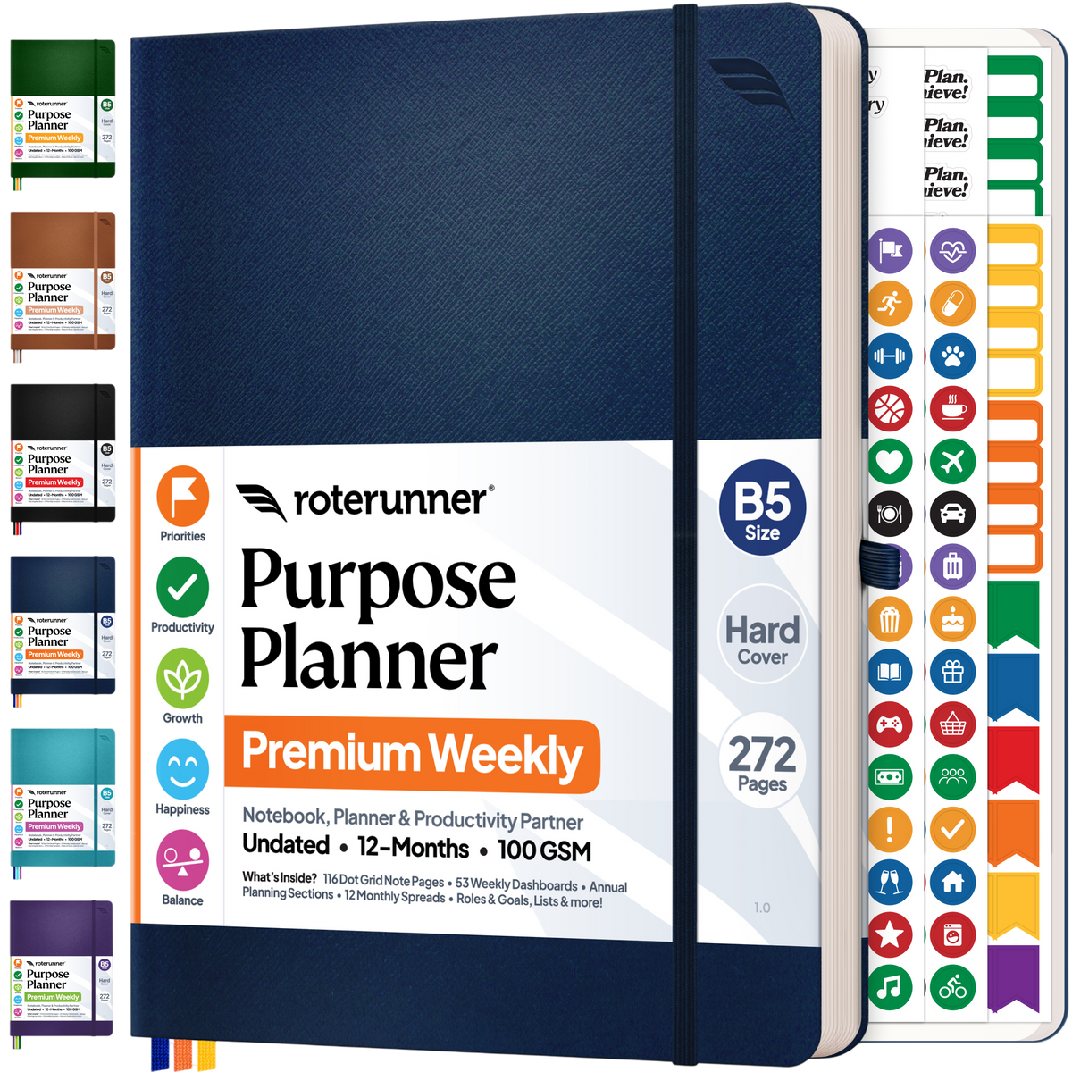 Purpose Planner B5 - 12 Month Edition