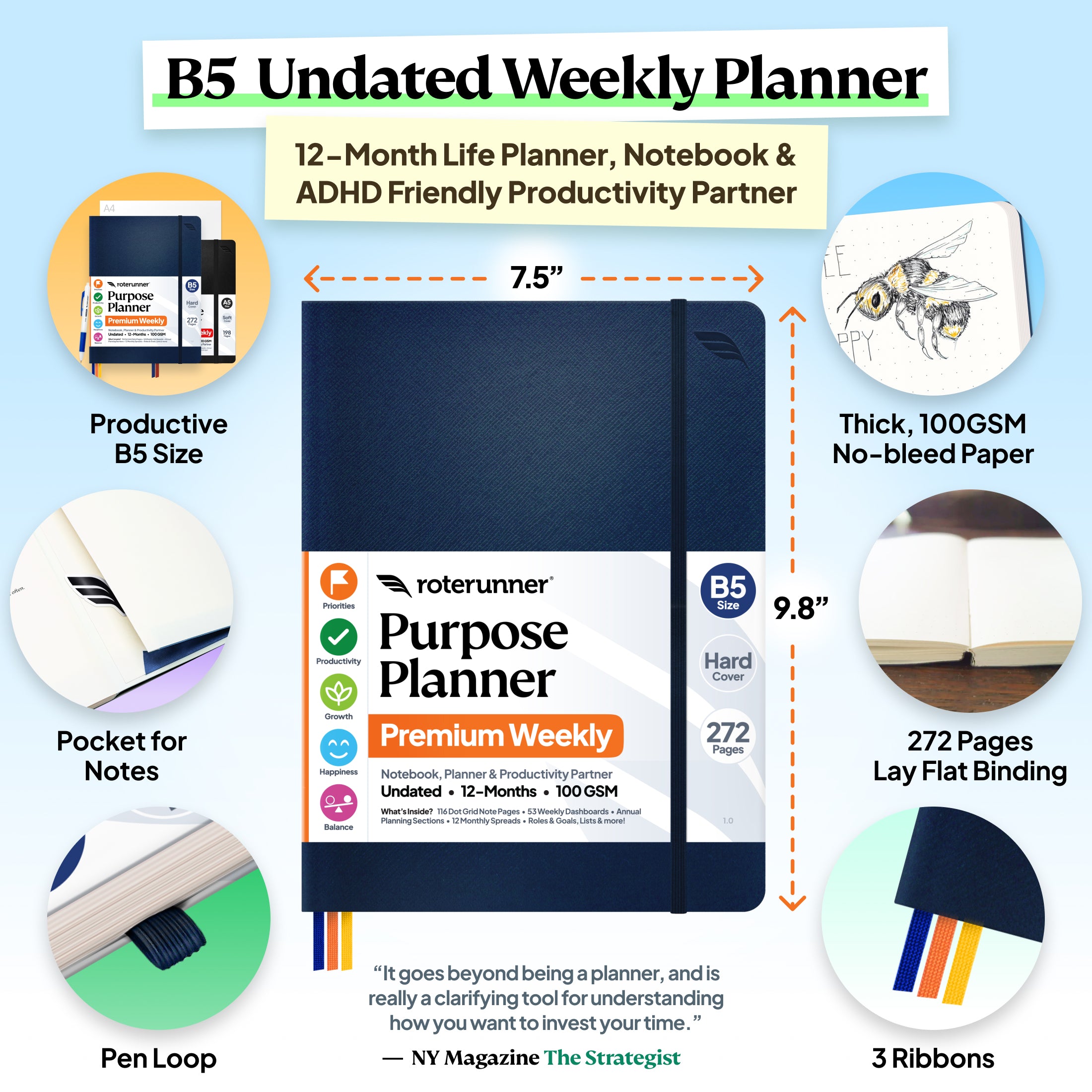 Purpose Planner B5 - 12 Month Edition
