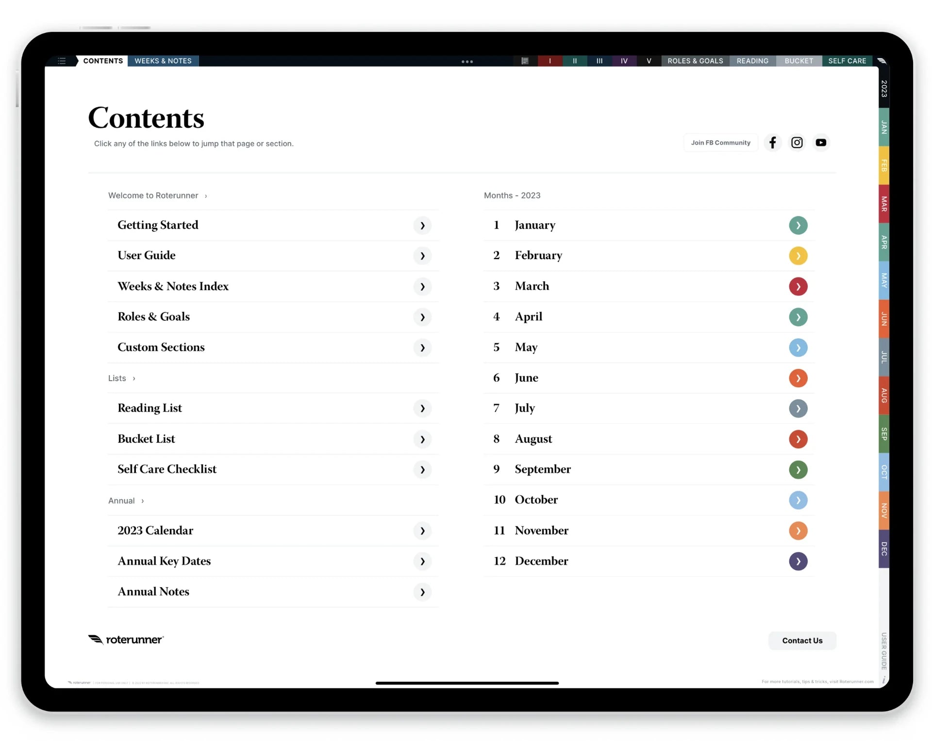 Contents