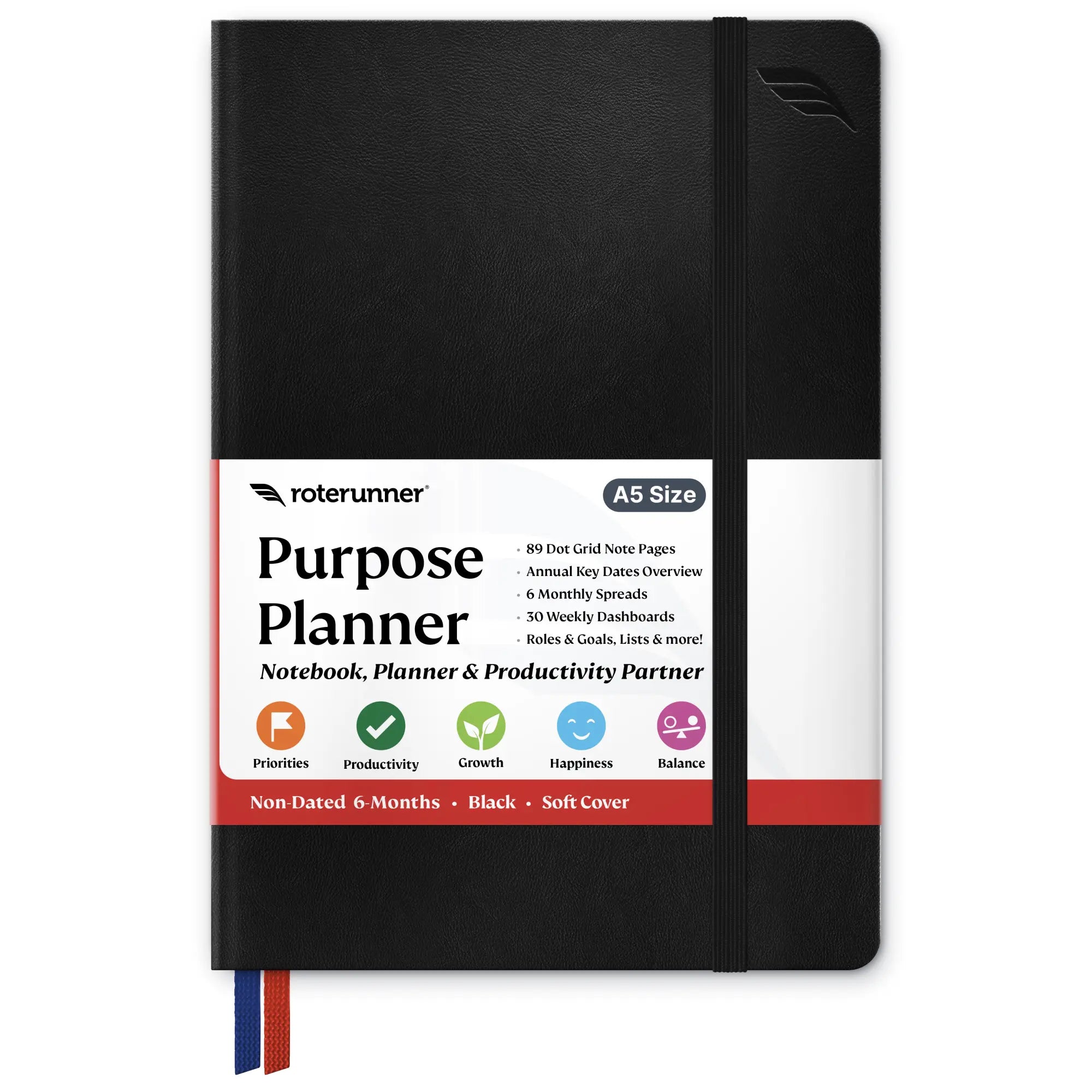 Purpose Planner A5 - #cover_soft #color_black