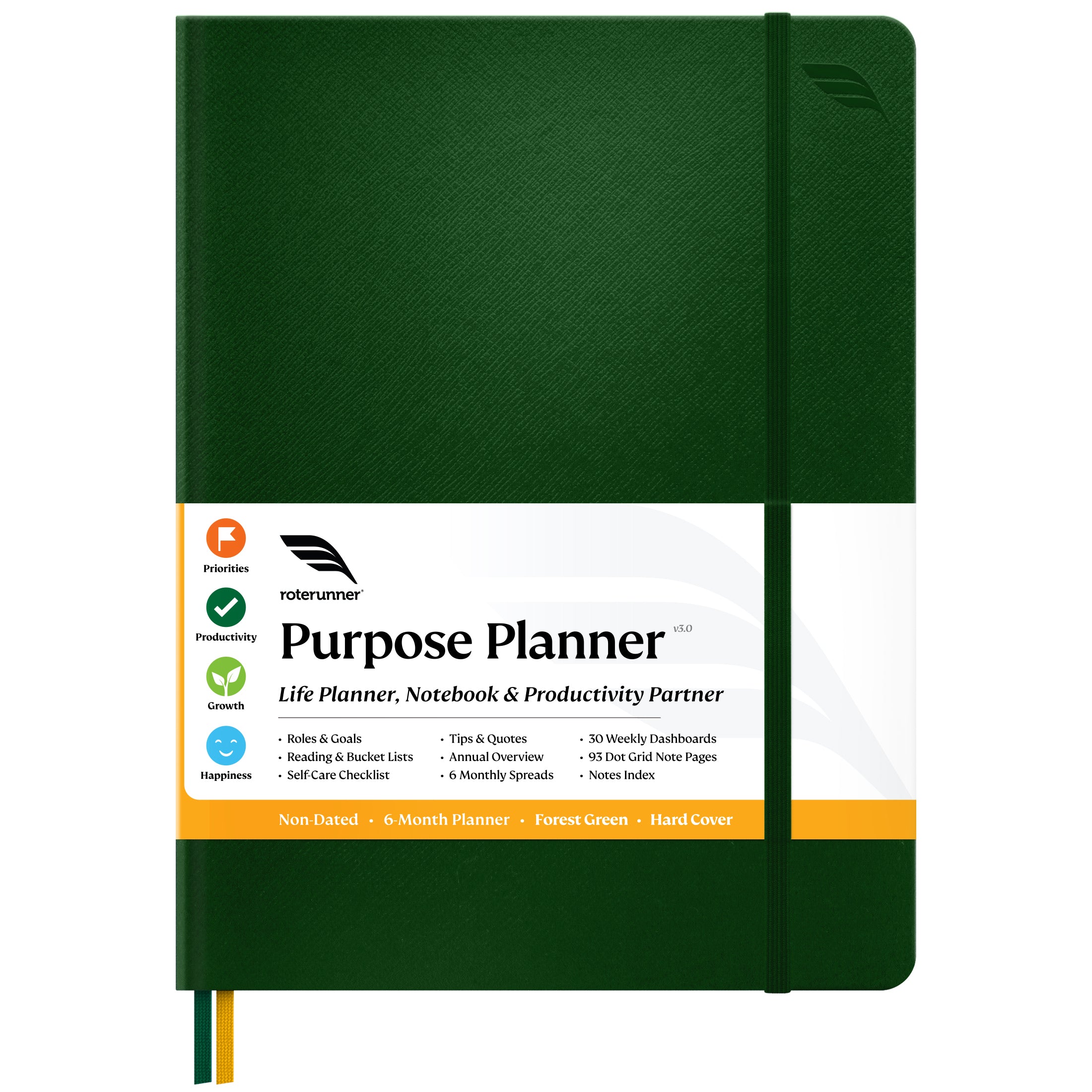 Purpose Planner - #cover_hard #color_green