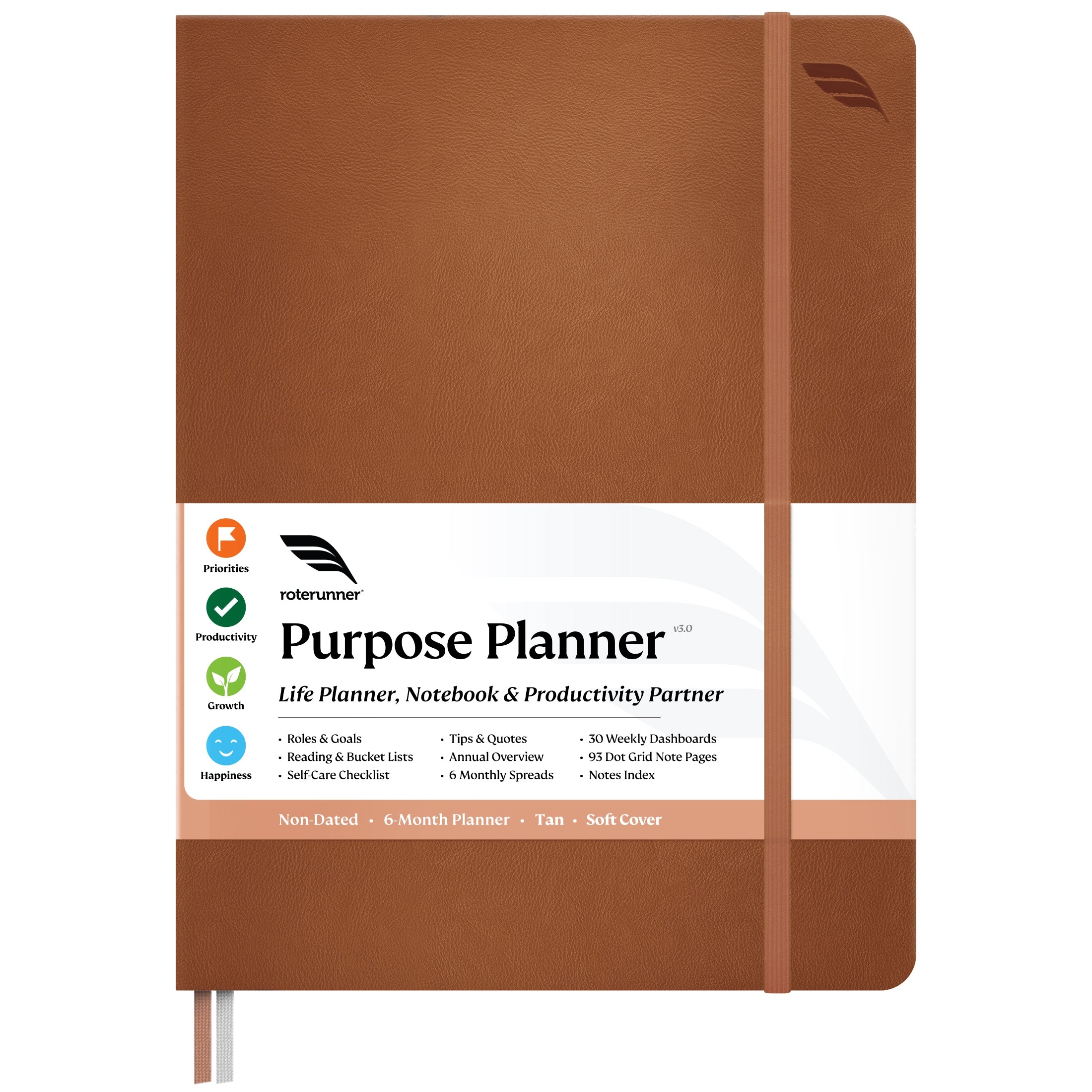 Purpose Planner - #cover_soft #color_tan