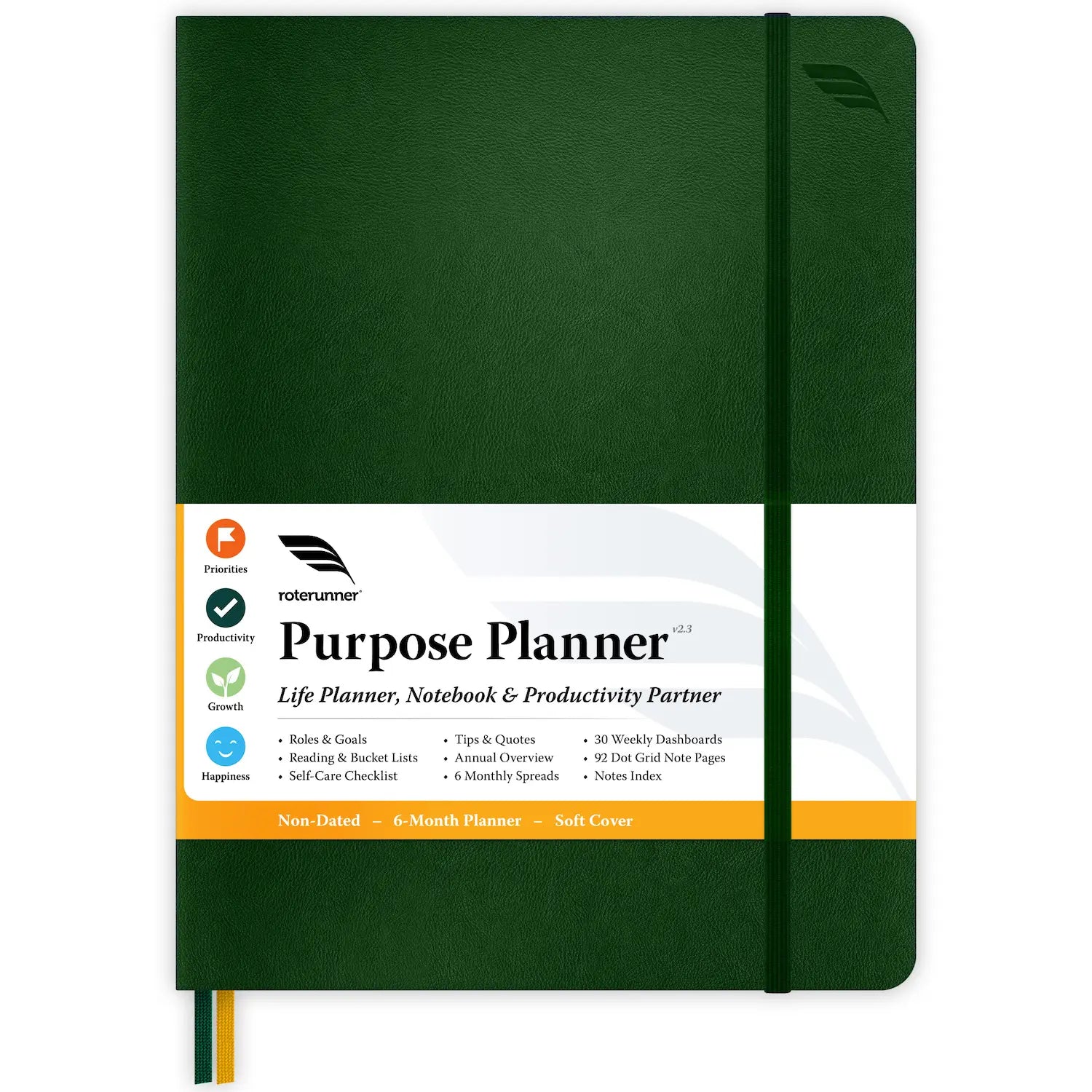 Purpose Planner - #cover_soft #color_green