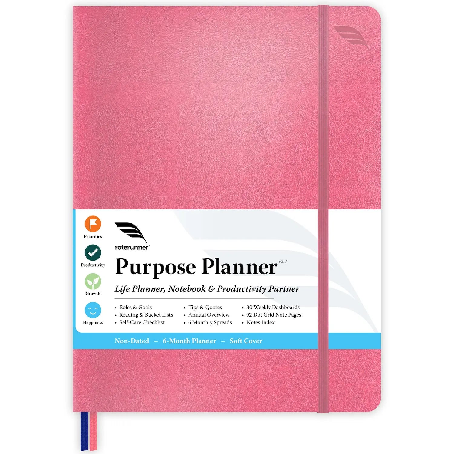 Purpose Planner - #cover_soft #color_pink