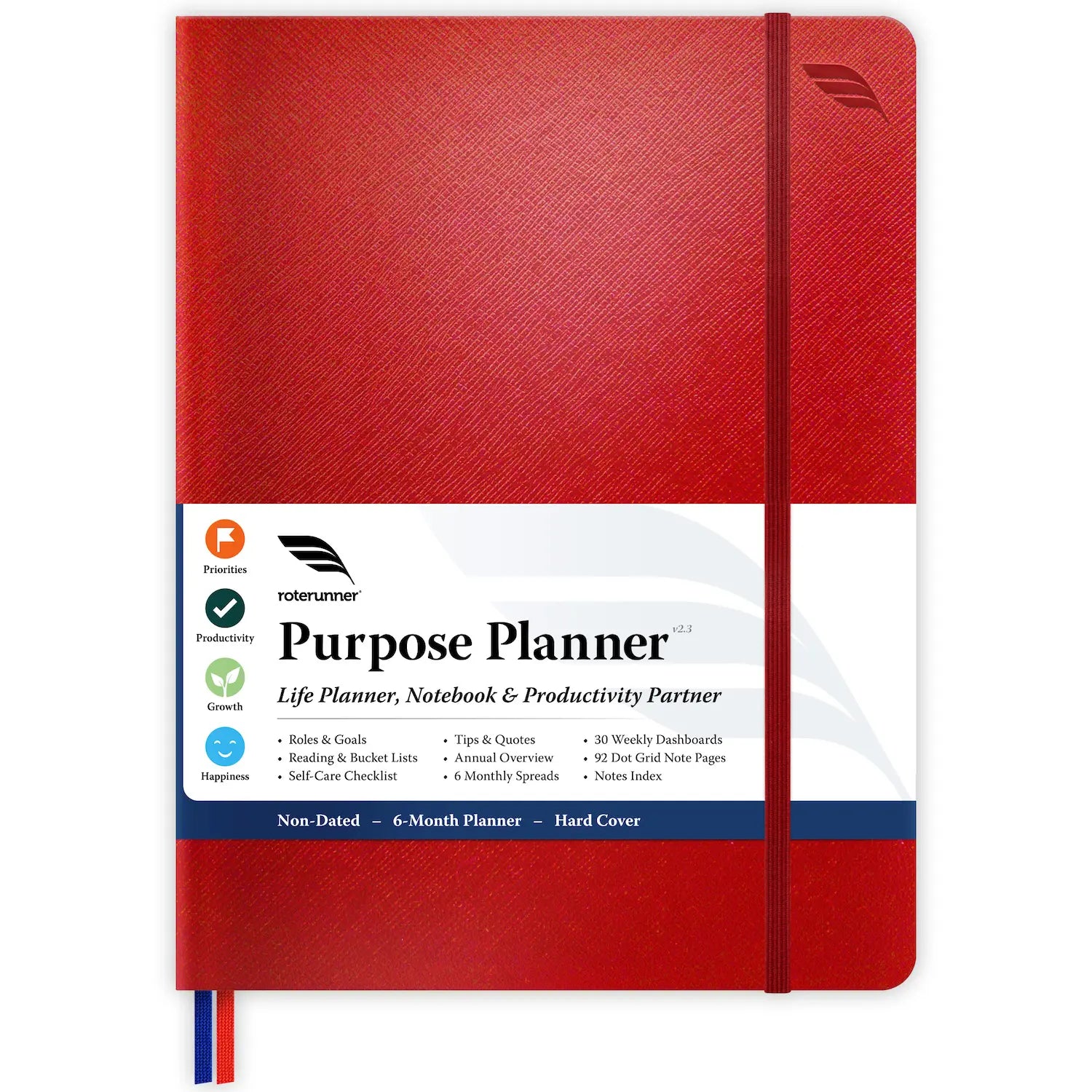 Purpose Planner - #cover_hard #color_red