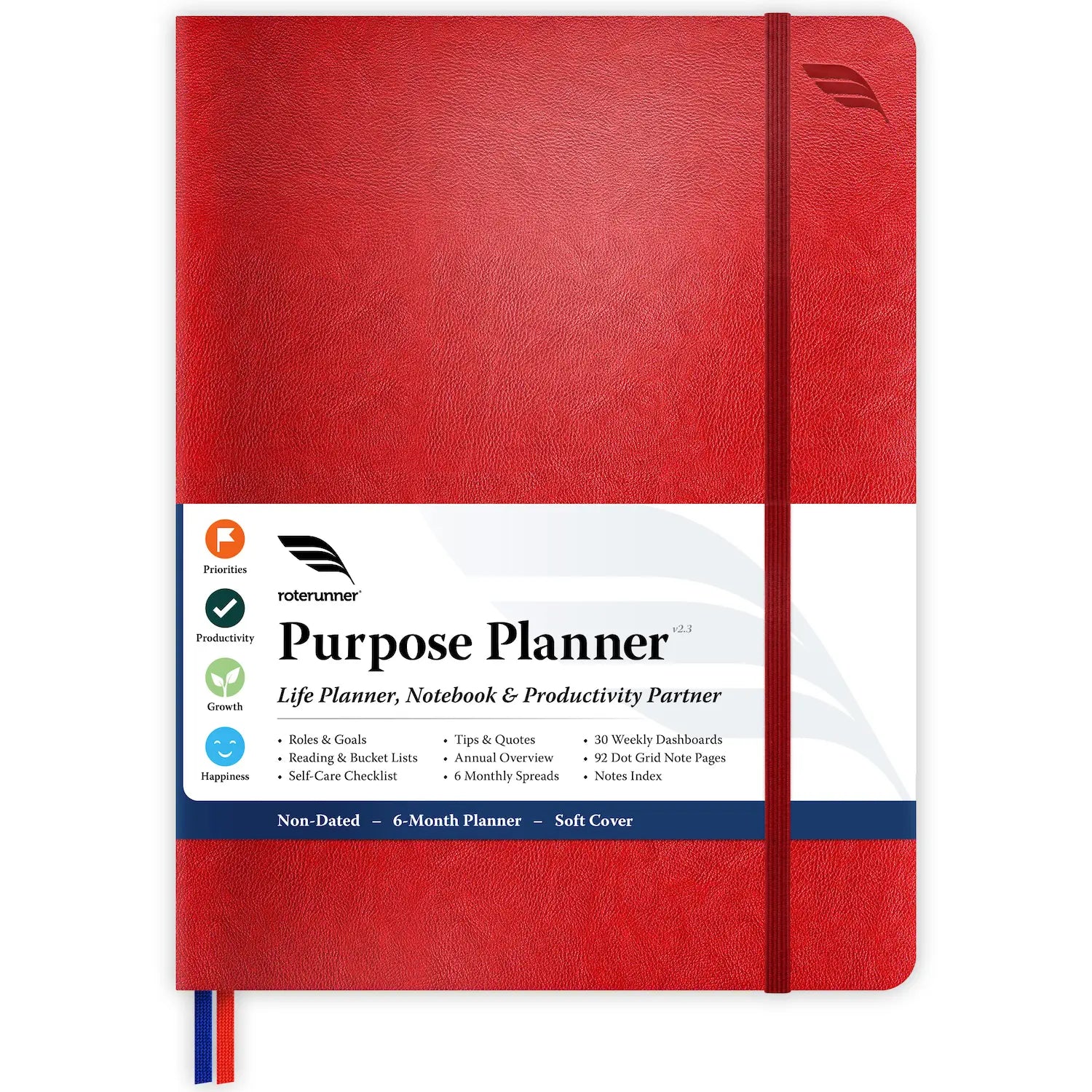 Purpose Planner - #cover_soft #color_red
