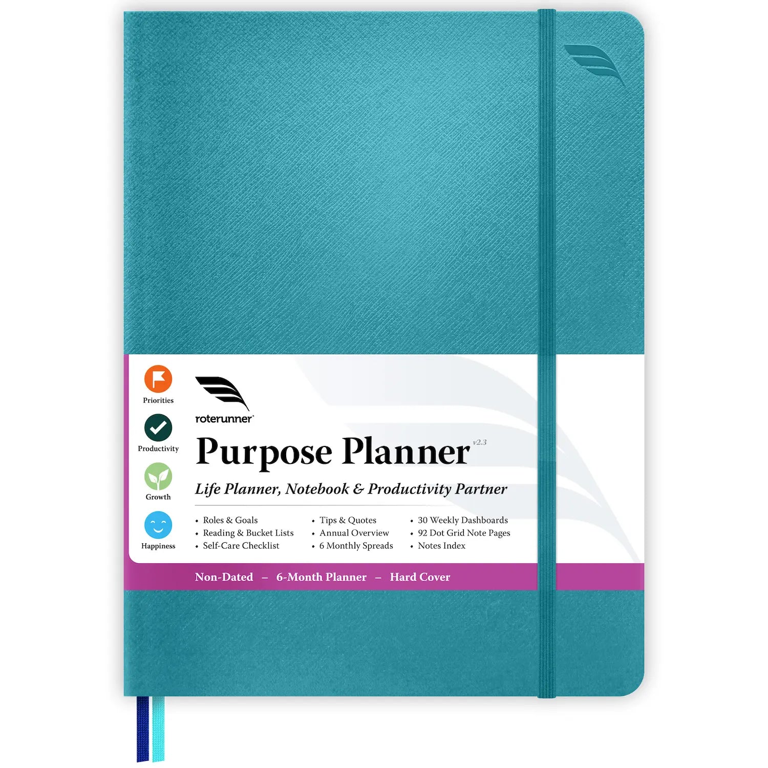 Purpose Planner - #cover_hard #color_teal